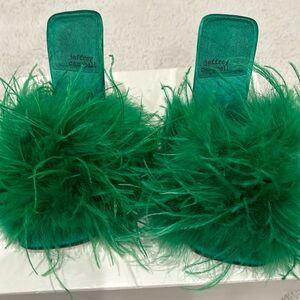 Jeffery Campbell GREEN FUR